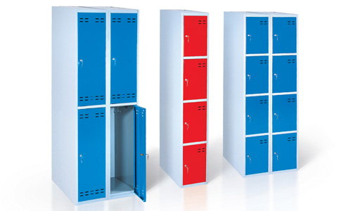 Storage lockers, flat-pack