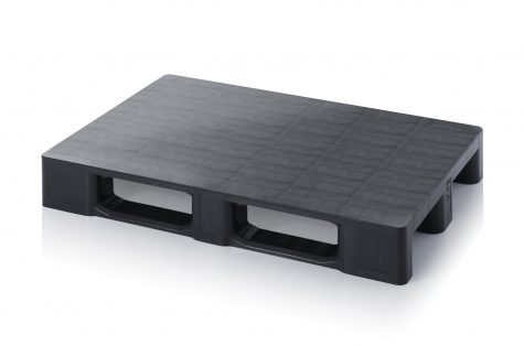 ESD pallet with solid cover without retaining edge