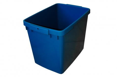 Sorting trash bin, 25l, blue