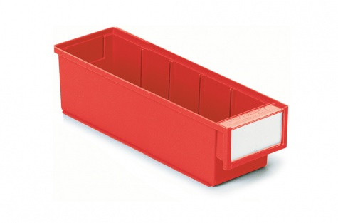 Shelf bin 92x300x82 Red