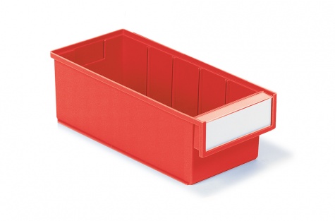Shelf bin 132x300x100 Red