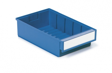 Shelf bin 186x300x82 Blue