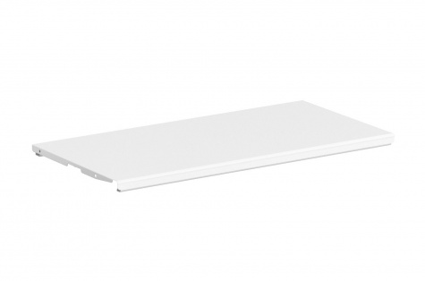 Steel shelf 600 x 200 mm, white