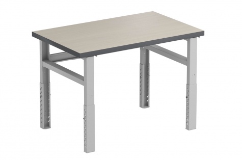 Table with adjustable height, 1200 x 750 x 740-990 mm