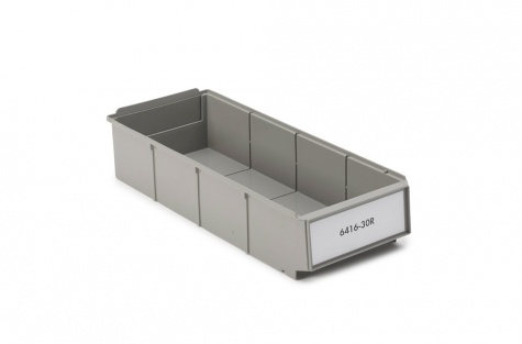 Treston ReBOX shelf bin 160x400x85 stackable, grey