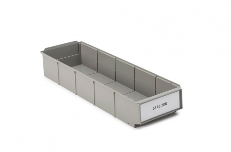 Treston ReBOX shelf bin 160x500x85 stackable, grey