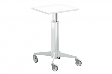 Mobile height adjustable work surface ESD 600x500