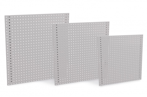 Perforated plate 454 x 988 mm, gray