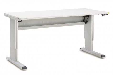 Montāžas galds ESD, ar elektromotoru, 800 x 1800 mm