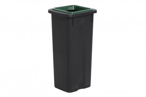 Šķirošanas atkritumu tvertne 53L, zaļa
